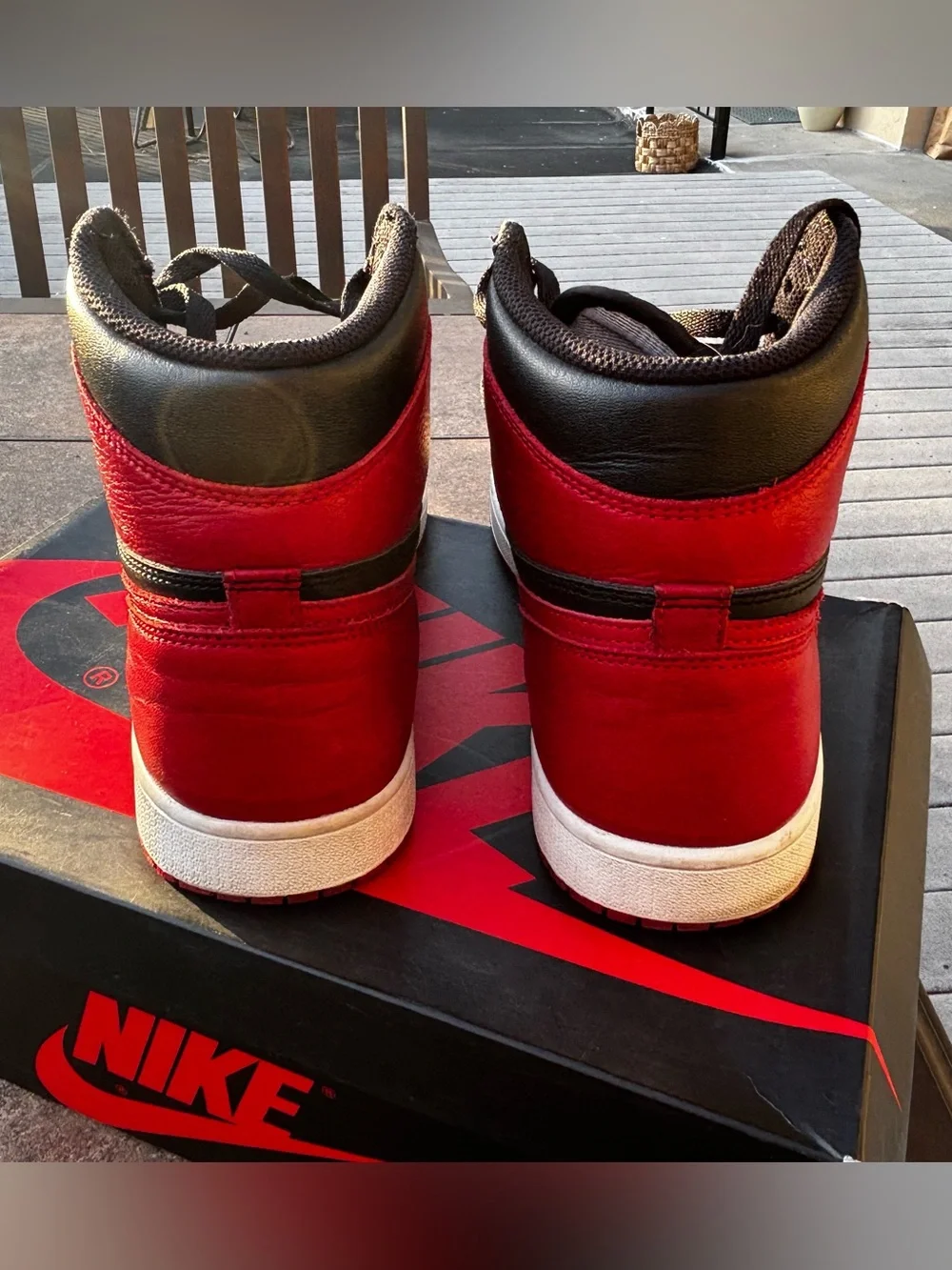 Nike Air Jordan 1 High OG 2016 Size 11M - Black and Red